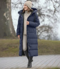 Manteau d'équitation matelassé à capuche Anne