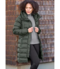 Manteau d'équitation matelassé à capuche Minou