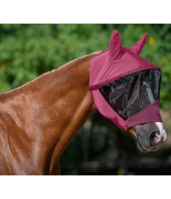 Masque anti-mouches avec fermeture à glissière Stretch Comfort Pro, sans protège-naseaux