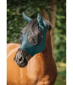 Masque anti-mouches avec fermeture à glissière et protège-naseaux Stretch Comfort