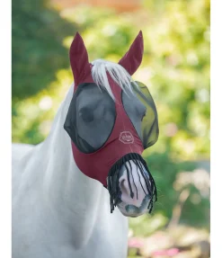 Masque anti-mouches avec fermeture à glissière et protège-naseaux Stretch Comfort