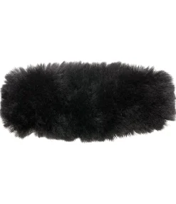Mentonnière en fourrure d'agneau