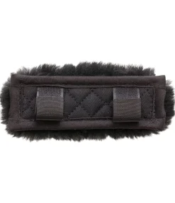 Mentonnière en fourrure d'agneau