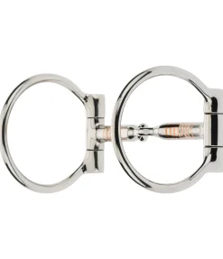 Mors à anneaux Stainless Steel Offset Dee Snaffle