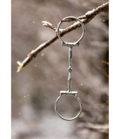 Mors à anneaux Stainless Steel Offset Dee Snaffle