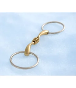 Mors à anneaux double brisure Anatomical Roll épaisseur 16 mm