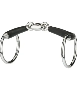 Mors à olives en caoutchouc double brisure épaisseur 14 mm