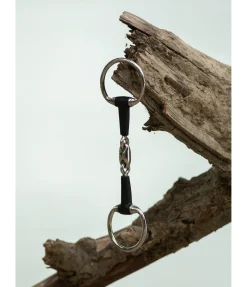 Mors à olives en caoutchouc double brisure épaisseur 14 mm