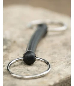 Mors droit en caoutchouc épaisseur 18 mm