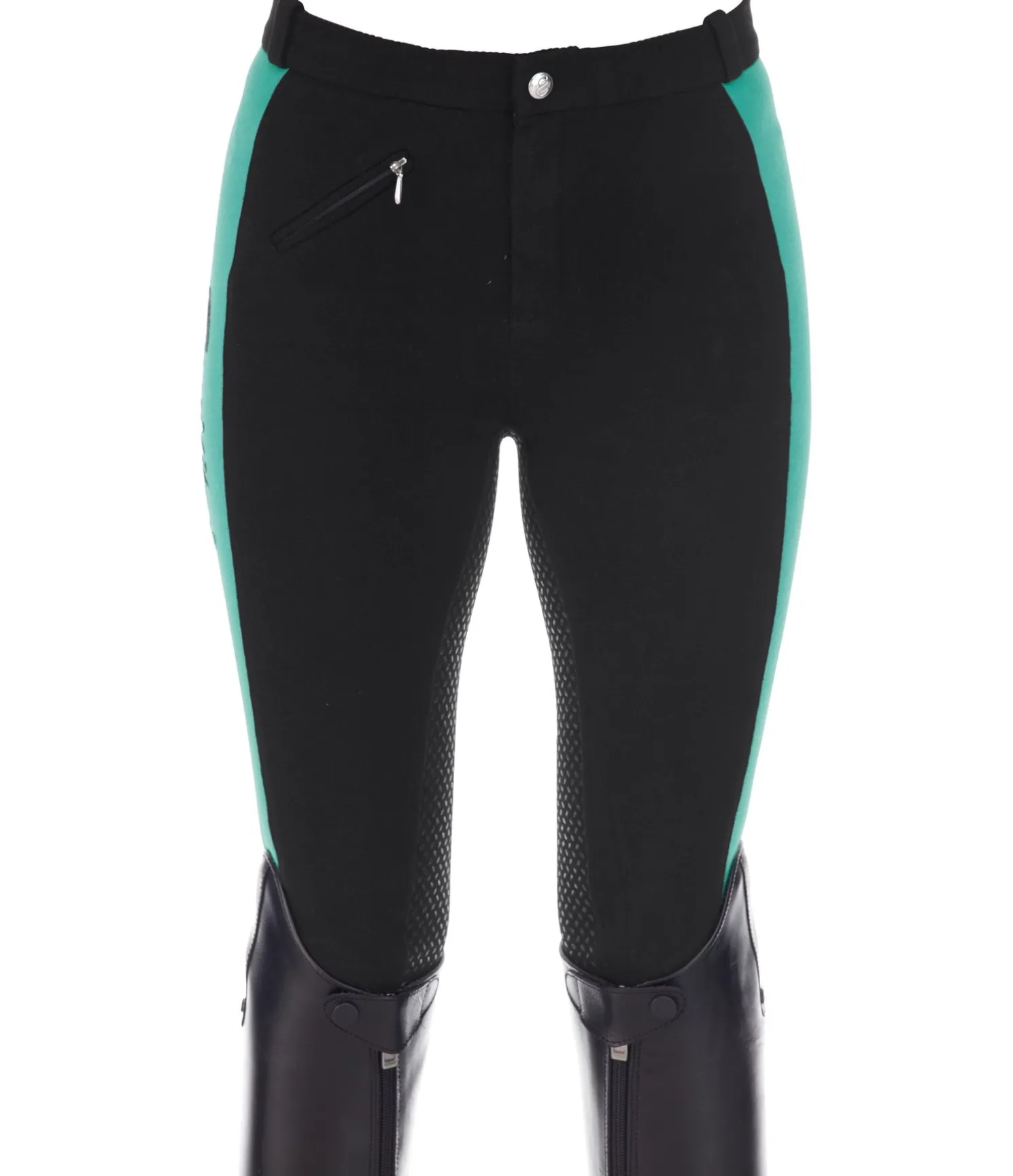 Pantalon d'équitation à fond intégral grip enfant Merle