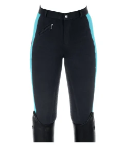 Pantalon d'équitation à fond intégral grip enfant Merle