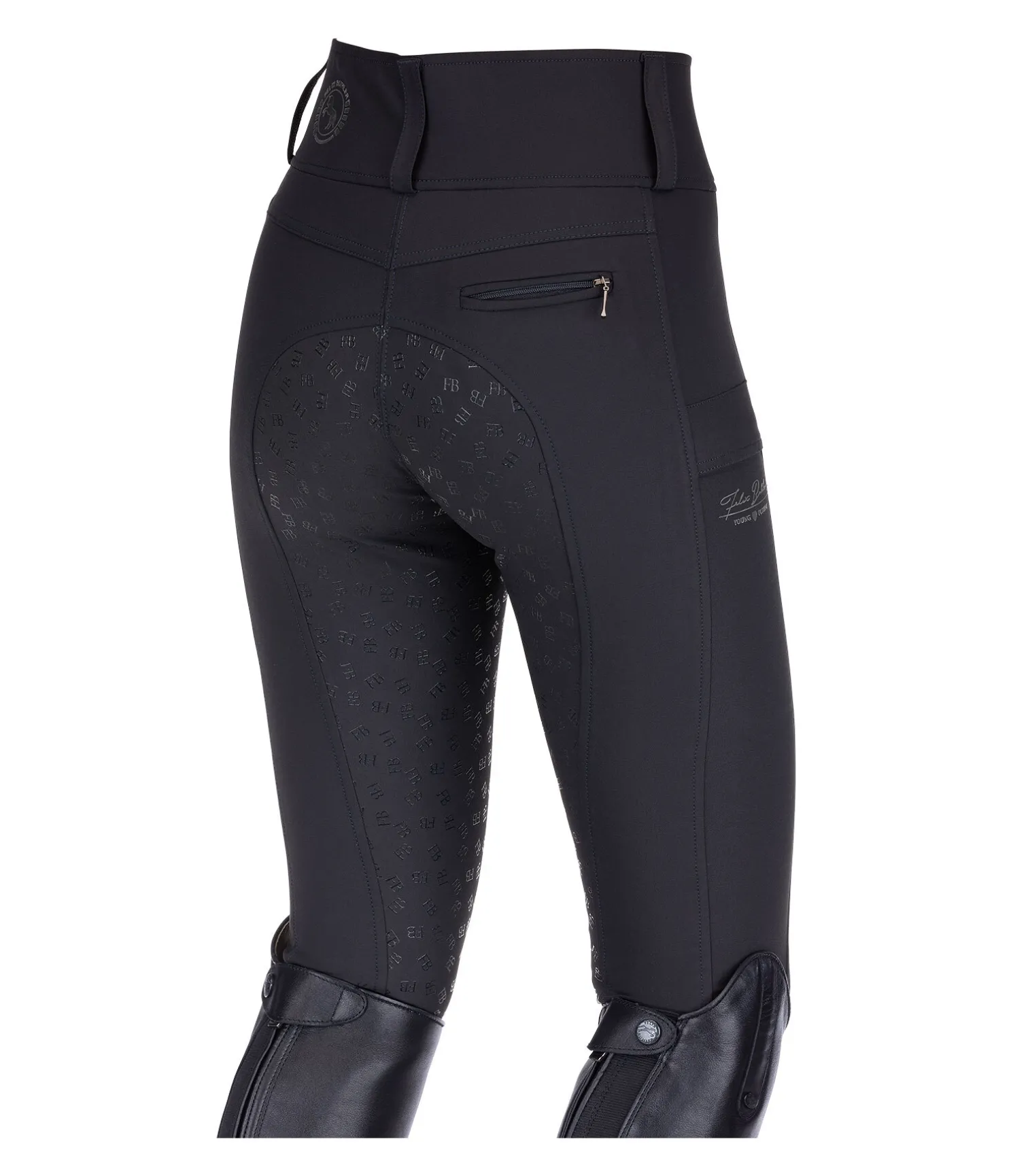 Pantalon d'équitation à fond intégral grip enfant Dany