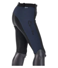 Pantalon d'équitation à fond intégral grip enfant Merle