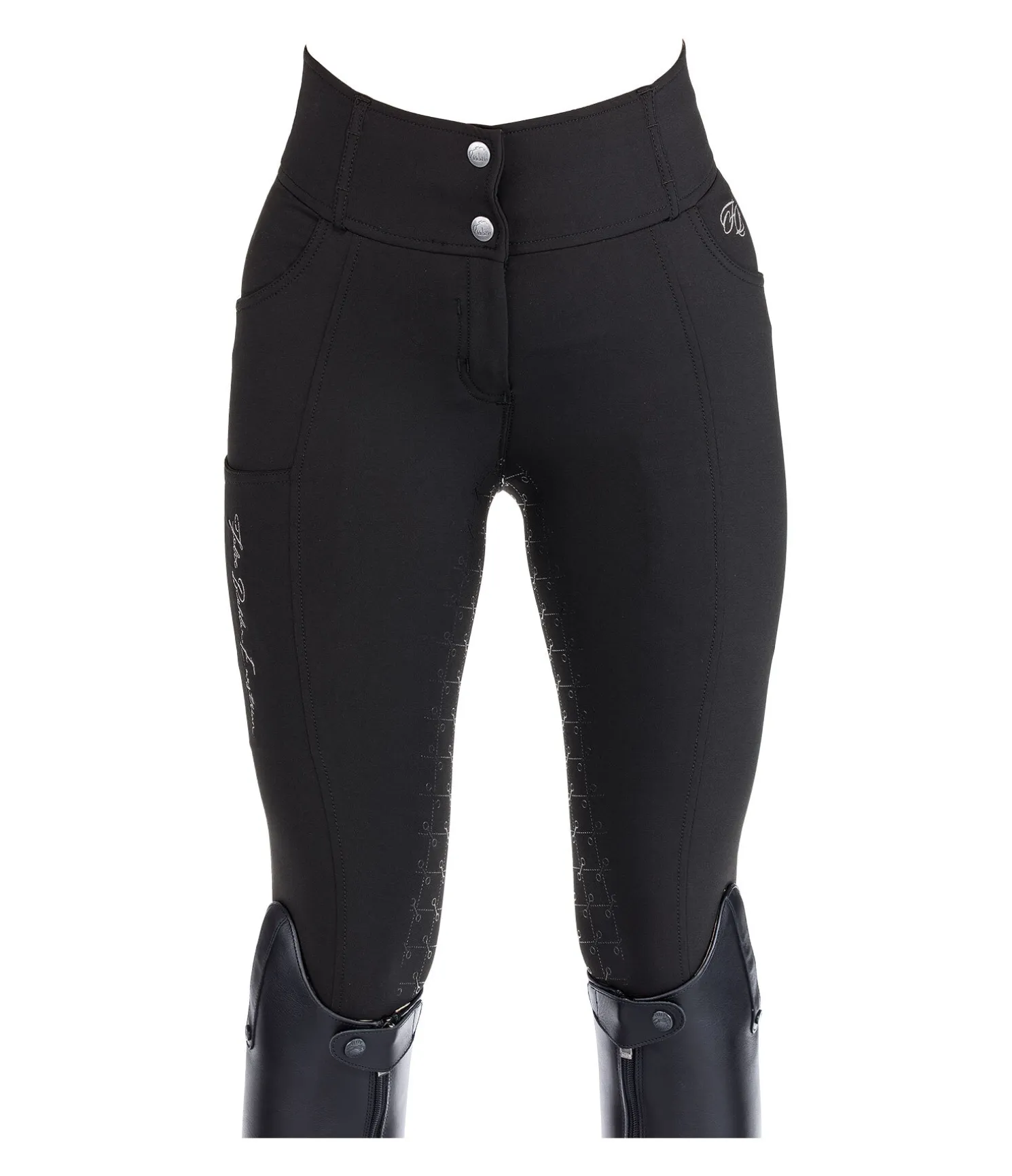 Pantalon d'équitation à fond intégral grip Femke
