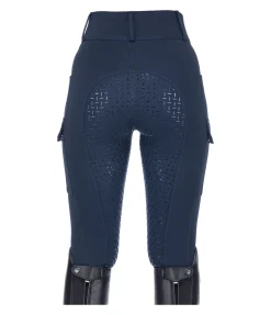 Pantalon d'équitation cargo à fond intégral Carla