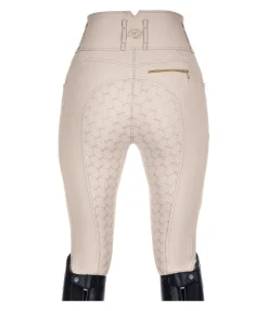 Pantalon d'équitation confort taille haute à fond intégral grip Tabea