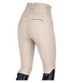 Pantalon d'équitation confort taille haute à fond intégral grip Tabea