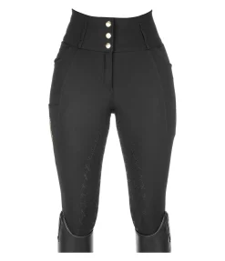 Pantalon d'équitation confort taille haute à fond intégral grip Tabea