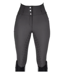 Pantalon d'équitation confort taille haute à fond intégral grip Tabea