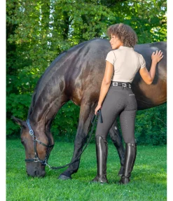 Pantalon d'équitation confort taille haute à fond intégral grip Tabea