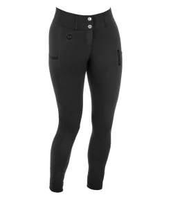 Pantalon d'équitation d'été hybride à fond intégral grip Samira-Mesh