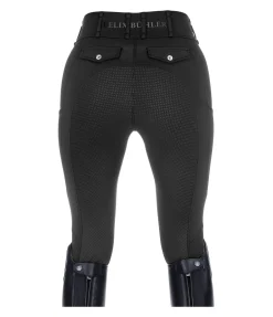Pantalon d'équitation d'été hybride à fond intégral grip Samira-Mesh
