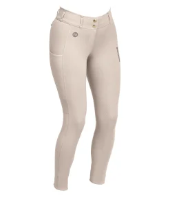 Pantalon d'équitation d'été hybride à fond intégral grip Samira-Mesh