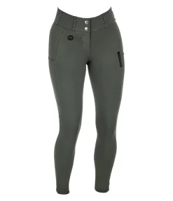 Pantalon d'équitation d'été hybride à fond intégral grip Samira-Mesh