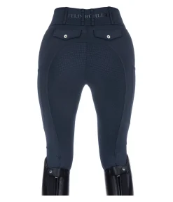 Pantalon d'équitation d'été hybride à fond intégral grip Samira-Mesh