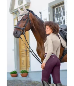 Pantalon d'équitation d'été hybride à fond intégral grip Samira-Mesh