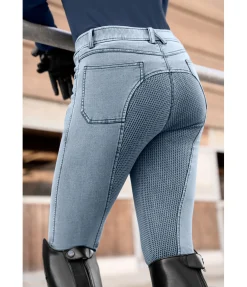 Pantalon d'équitation en jean enfant Demi