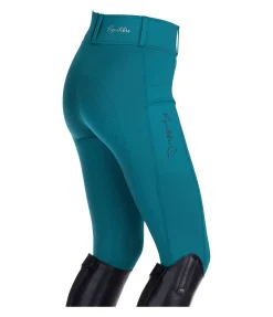 Pantalon d'équitation hybride à fond intégral grip enfant Ilva