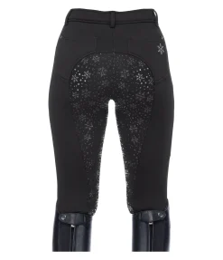 Pantalon d'équitation hybride et thermique à fond intégral grip enfant Caitlyn II