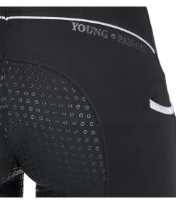 Pantalon d'équitation hybride à fond intégral grip enfant Jola