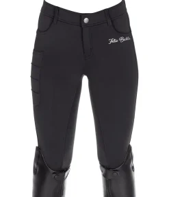 Pantalon d'équitation hybride à fond intégral Grip enfant Biese