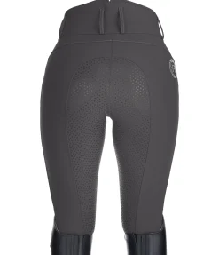 Pantalon d'équitation taille haute shoftshell à fond intégral Grip Ariana