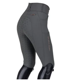 Pantalon d'équitation thermique à fond intégral grip Jessica