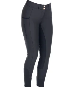 Pantalon d'équitation thermique pro à fond intégral Juliette