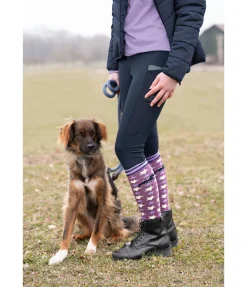 Pantalon d'équitation thermique et hybride à fond intégral grip enfant Nevis