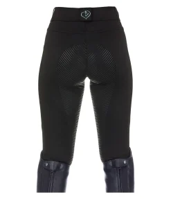 Pantalon d'équitation thermique et hybride à fond intégral grip enfant Nevis