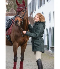 Parka d'équitation technique à capuche Anouk