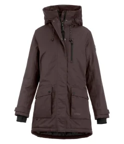 Parka d'équitation technique à capuche Anouk