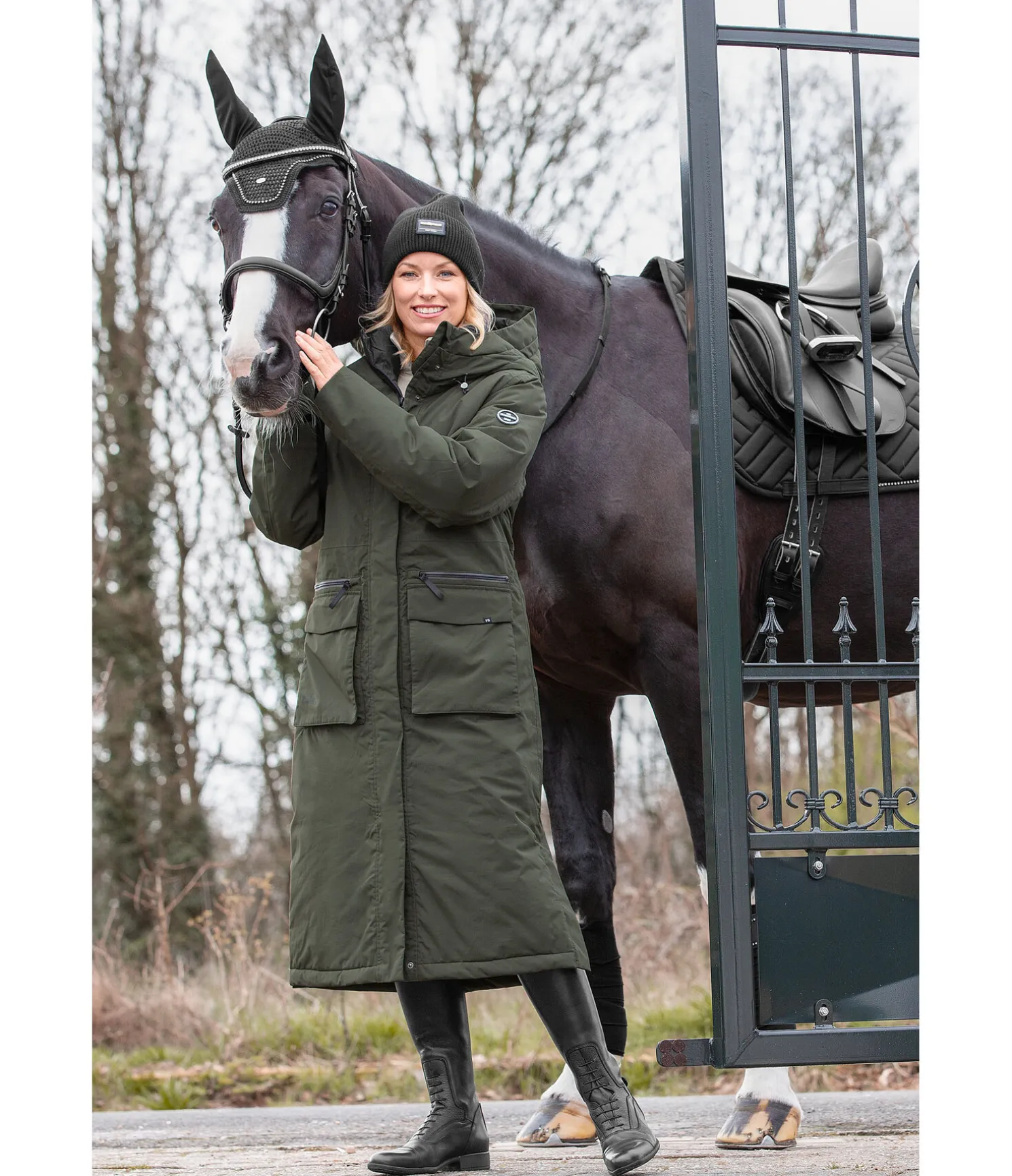Parka longue à capuche Claudi
