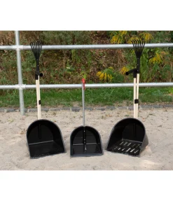 Pelle à fumier XL Mistboy avec manche et râteau