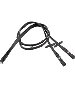 Rênes en cuir antidérapantes avec arrêtoirs