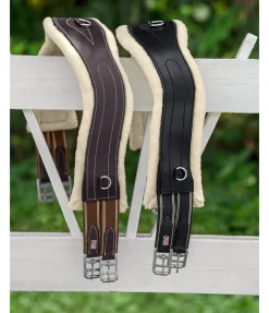 Sangle anatomique en cuir avec polaire Teddy amovible Naira