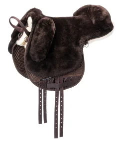 Selle de loisir en véritable fourrure d'agneau