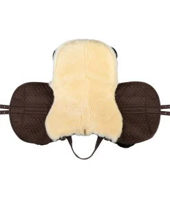 Selle de loisir en véritable fourrure d'agneau