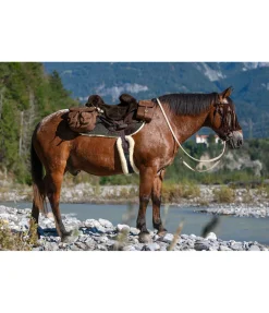 Selle de loisir en véritable fourrure d'agneau