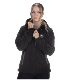 Sweat à capuche en sherpa Cassy